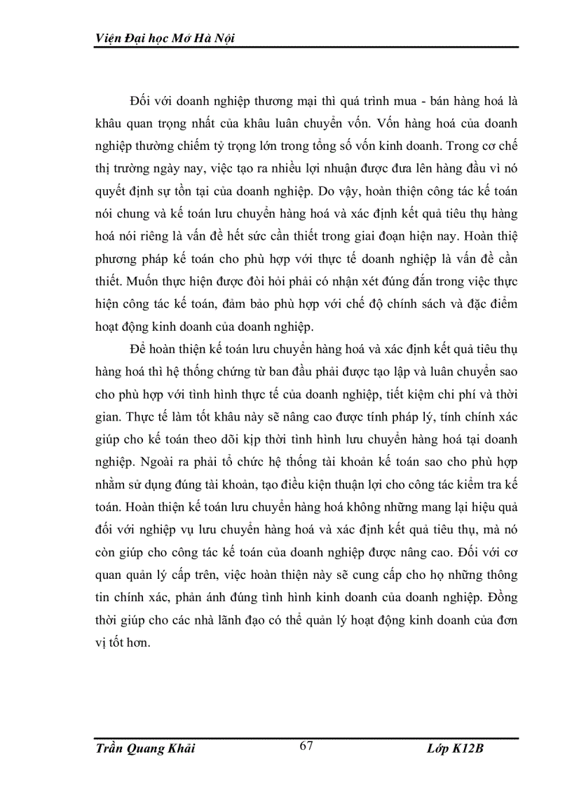 image for page Kế toán lưu chuyển hàng hoá và xác định kết quả tiêu thụ