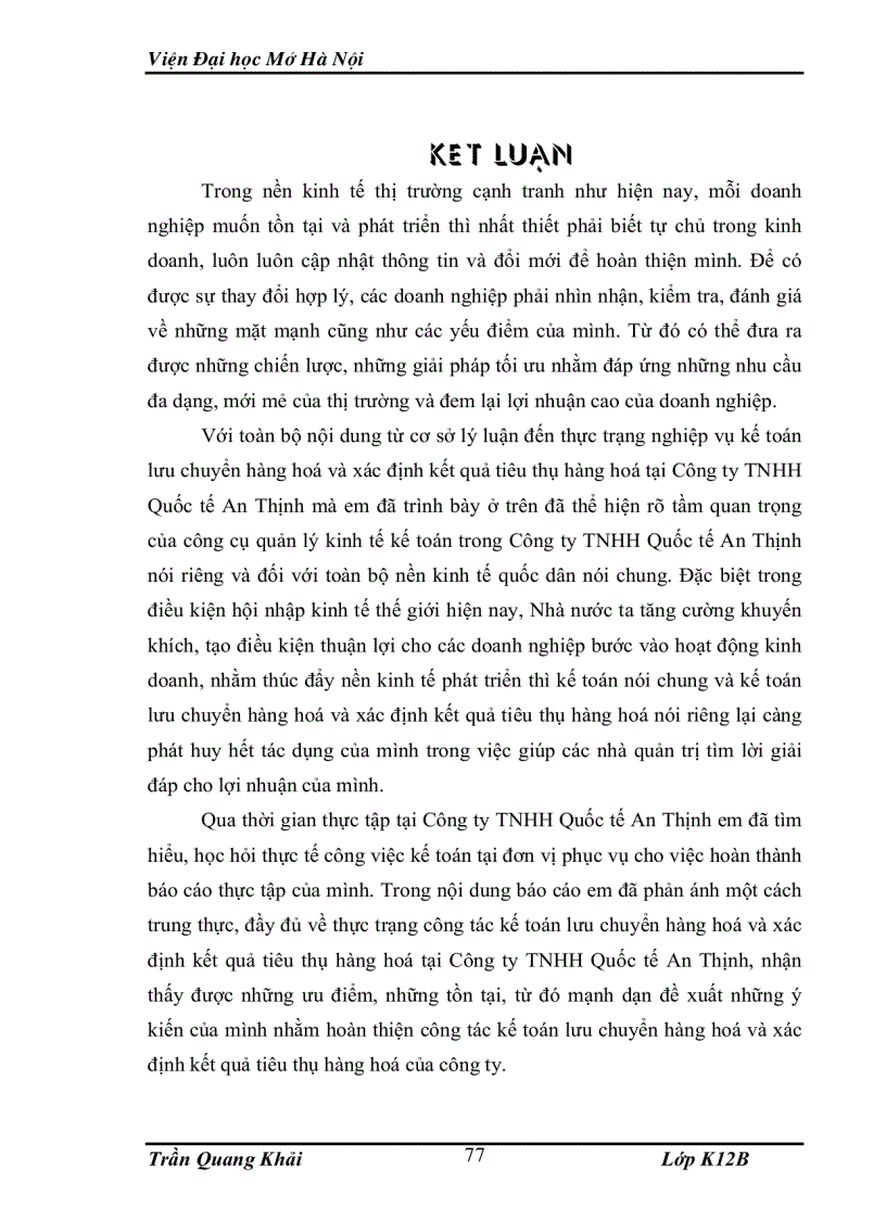 image for page Kế toán lưu chuyển hàng hoá và xác định kết quả tiêu thụ