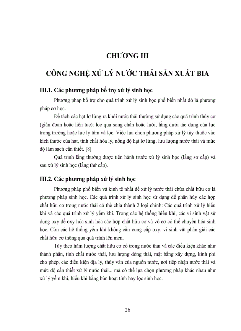 image for page Bước đầu nghiên cứu hiệu quả của thiết bị hợp khối trong xử lý nước thải của sản xuất bia.