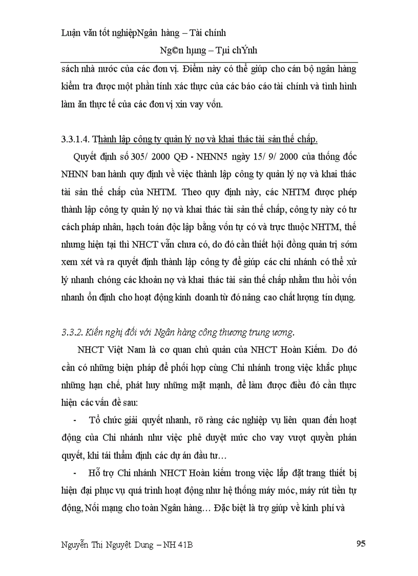 image for page Giải pháp nâng cao chất lượng tín dụng đối với thành phần kinh tế ngoài quốc doanh tại Ngân hàng công thương Hoàn Kiếm