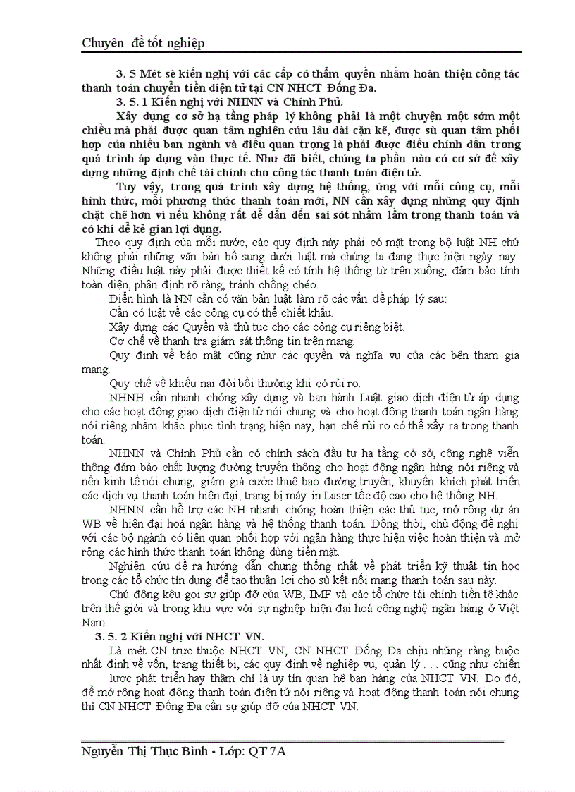 image for page Giải pháp nhằm nâng cao chất lượng công tác thanh toán chuyển tiền điện tử tại Chi nhánh Ngân hàng Công thương Đống Đa-Hà Nội