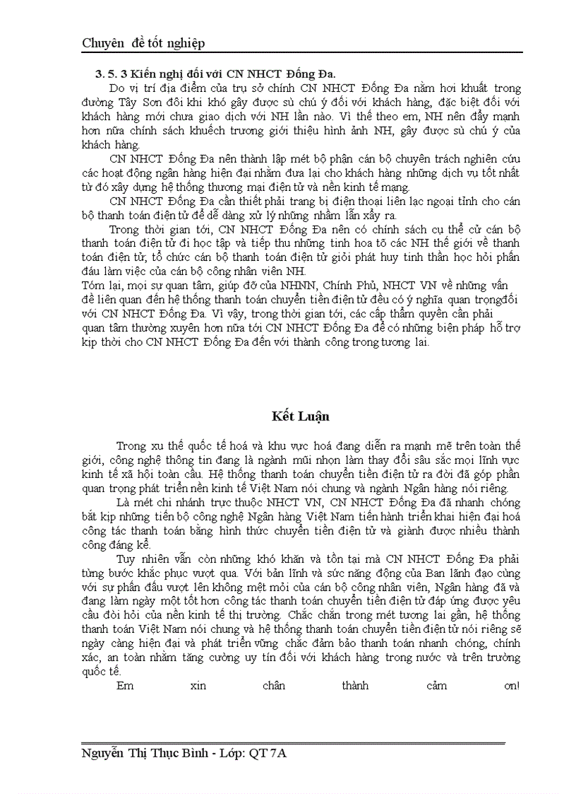 image for page Giải pháp nhằm nâng cao chất lượng công tác thanh toán chuyển tiền điện tử tại Chi nhánh Ngân hàng Công thương Đống Đa-Hà Nội