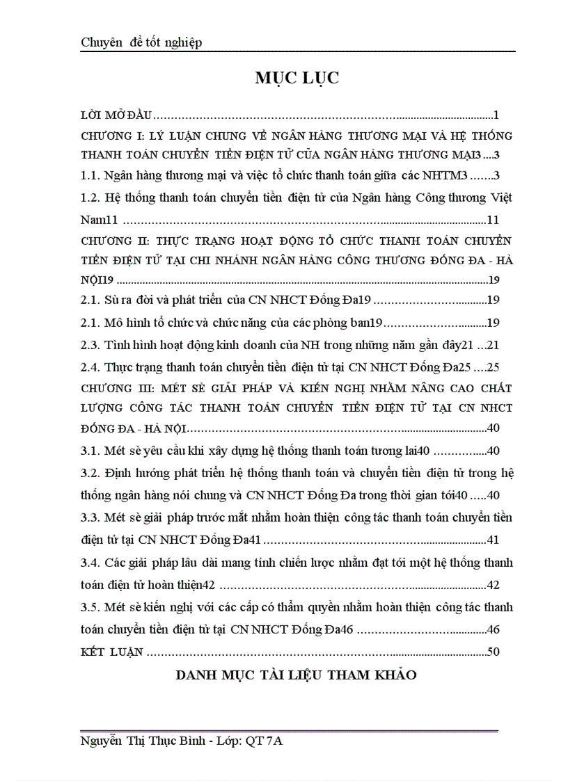 image for page Giải pháp nhằm nâng cao chất lượng công tác thanh toán chuyển tiền điện tử tại Chi nhánh Ngân hàng Công thương Đống Đa-Hà Nội