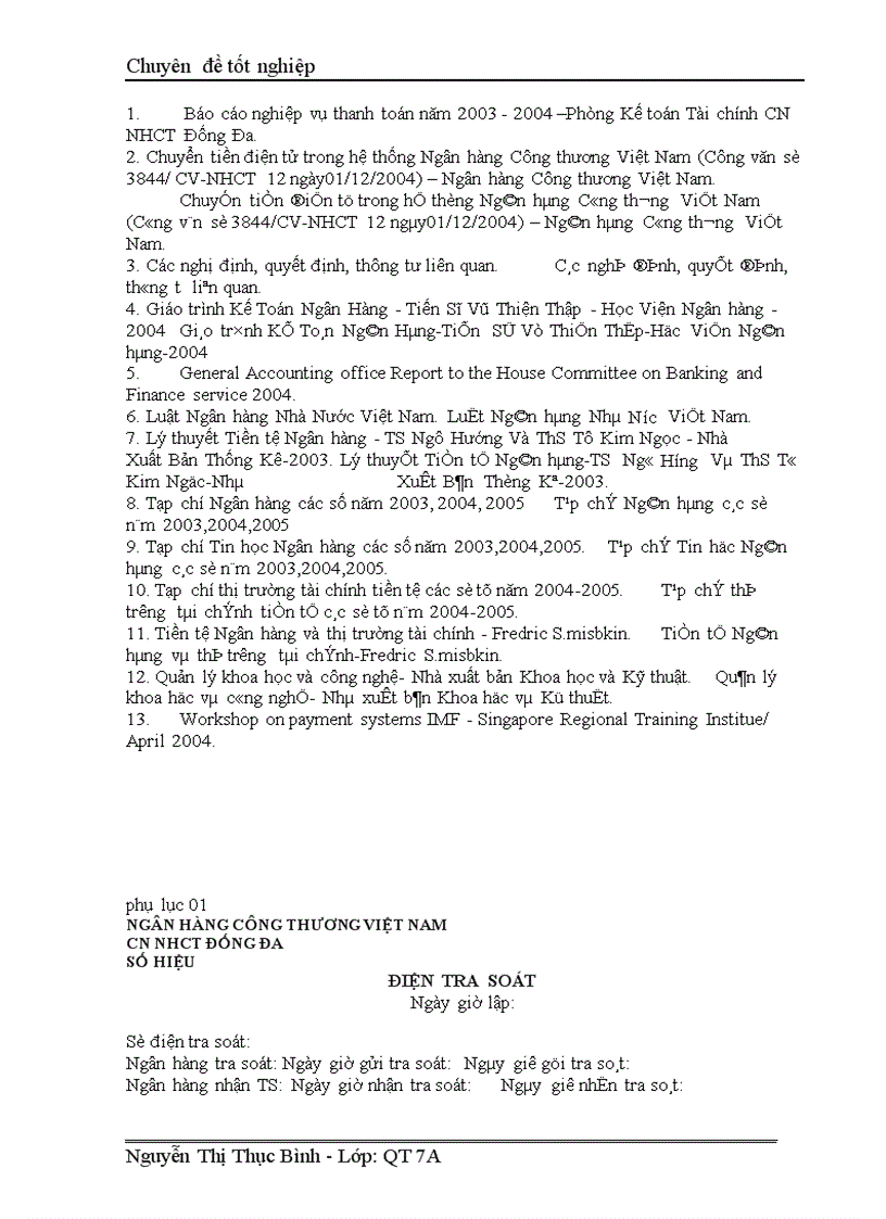 image for page Giải pháp nhằm nâng cao chất lượng công tác thanh toán chuyển tiền điện tử tại Chi nhánh Ngân hàng Công thương Đống Đa-Hà Nội