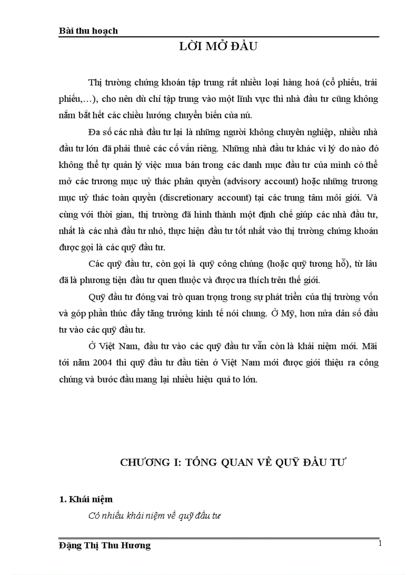 image for page Đề án môn học thị trường chứng khoán