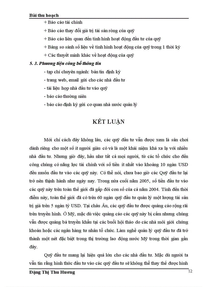 image for page Đề án môn học thị trường chứng khoán