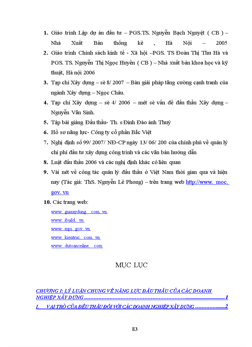 image for page Thực trạng và giải pháp nhằm nâng cao khả năng thắng thầu tại công ty cổ phần bắc việt