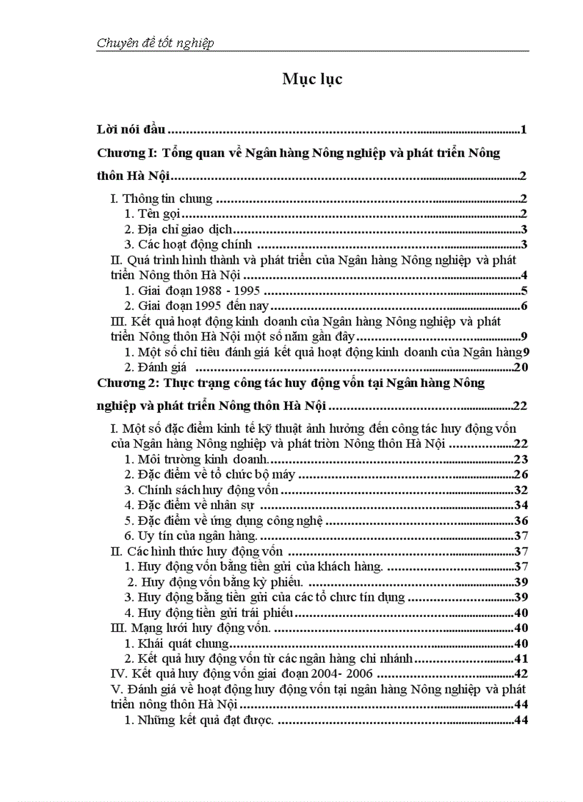 image for page Đẩy mạnh công tác huy động vốn tại Ngân hàng nông nghiệp và phát triển nông thôn Hà Nội