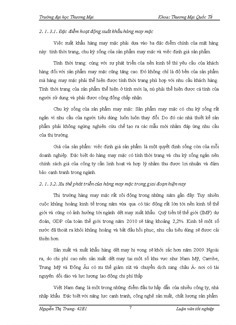 image for page Giải pháp đẩy mạnh xuất khẩu mặt hàng may mặc của công ty cổ phần may Chiến Thắng sang thị trường Mỹ ------------------