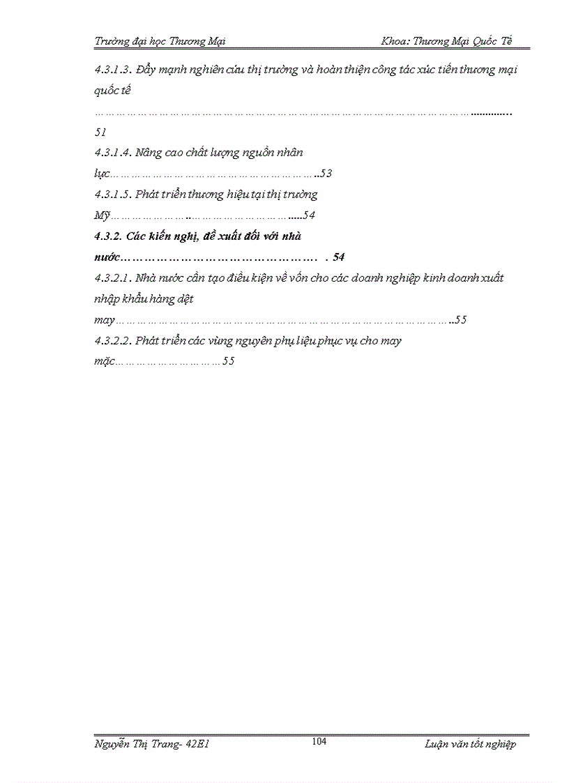 image for page Giải pháp đẩy mạnh xuất khẩu mặt hàng may mặc của công ty cổ phần may Chiến Thắng sang thị trường Mỹ ------------------