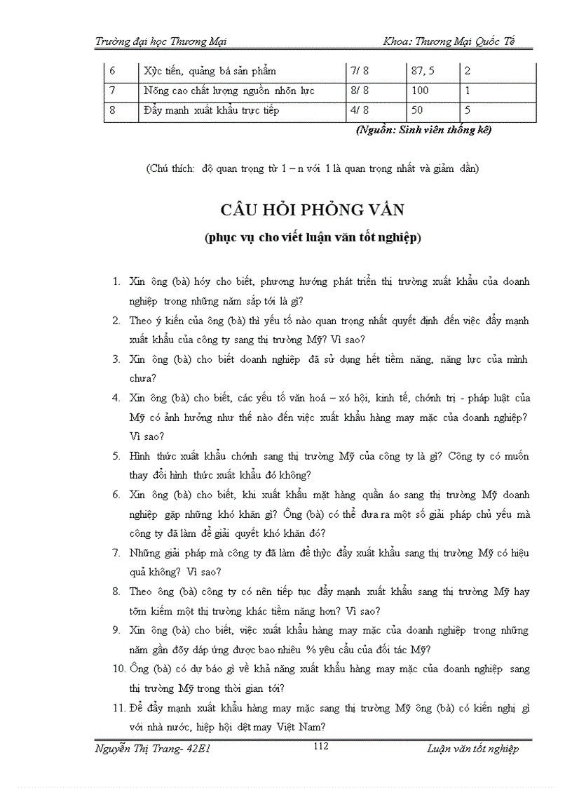 image for page Giải pháp đẩy mạnh xuất khẩu mặt hàng may mặc của công ty cổ phần may Chiến Thắng sang thị trường Mỹ ------------------