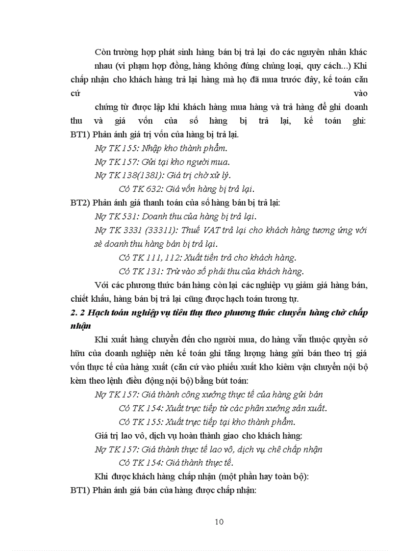 image for page Hoàn thiện hạch toán tiêu thụ và kết quả tiêu thụ thành phẩm tại Công ty Cơ khí Hà Nội