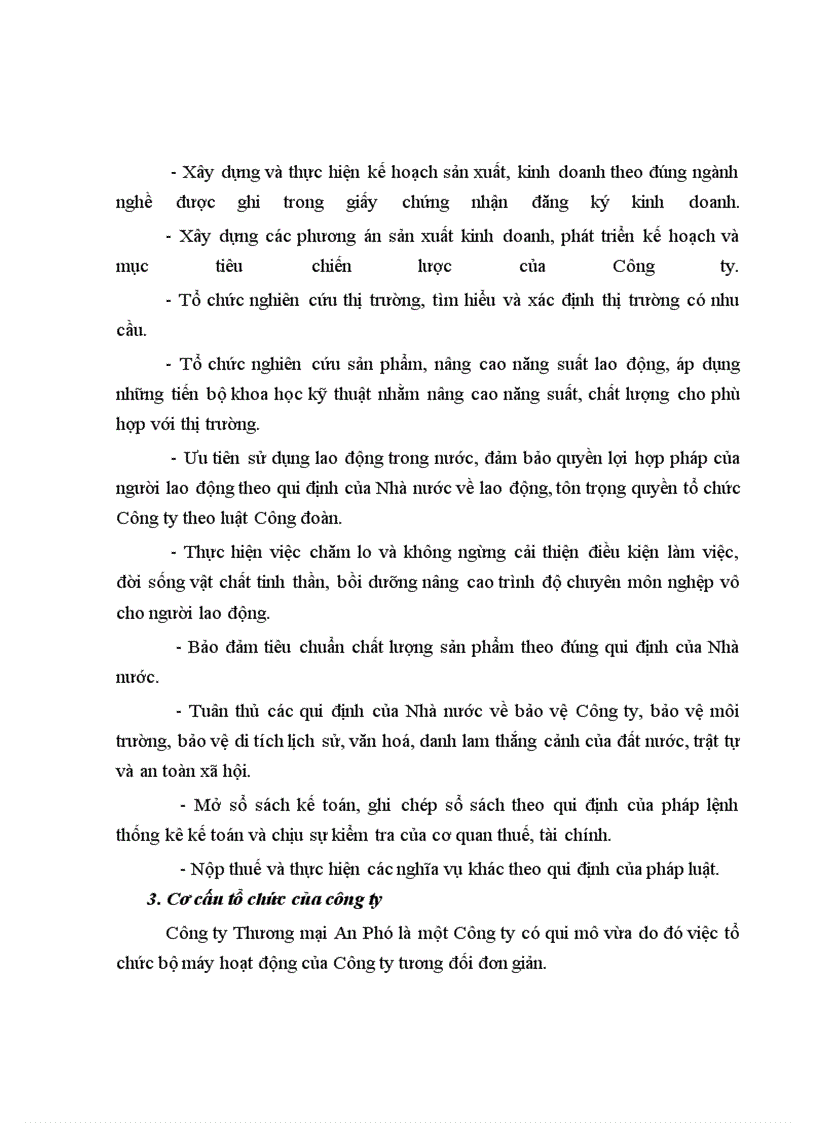 image for page Tình hình hoạt động về công táctiêu thụ sản phẩm và doanh thu sản phẩm ở Công ty TNHH Thương mại An Phú