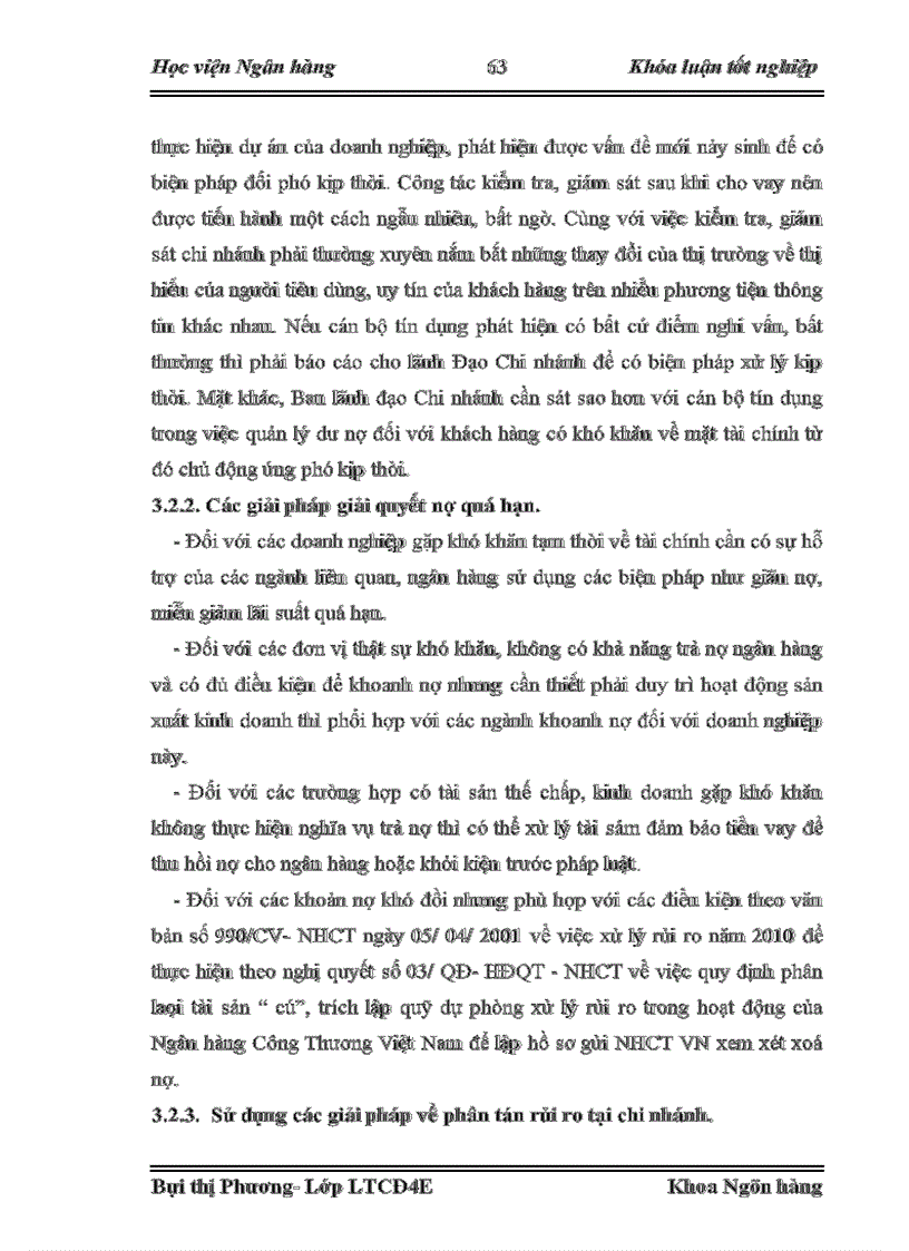 image for page Giải pháp phòng ngừa hạn chế rủi ro tín dụng trong hoạt động kinh doanh tại Ngân hàng Thương mại cổ phần Công Thương Thanh Hoá