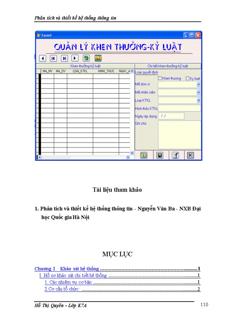 image for page Phân tích và thiết kế hệ thống thông tin