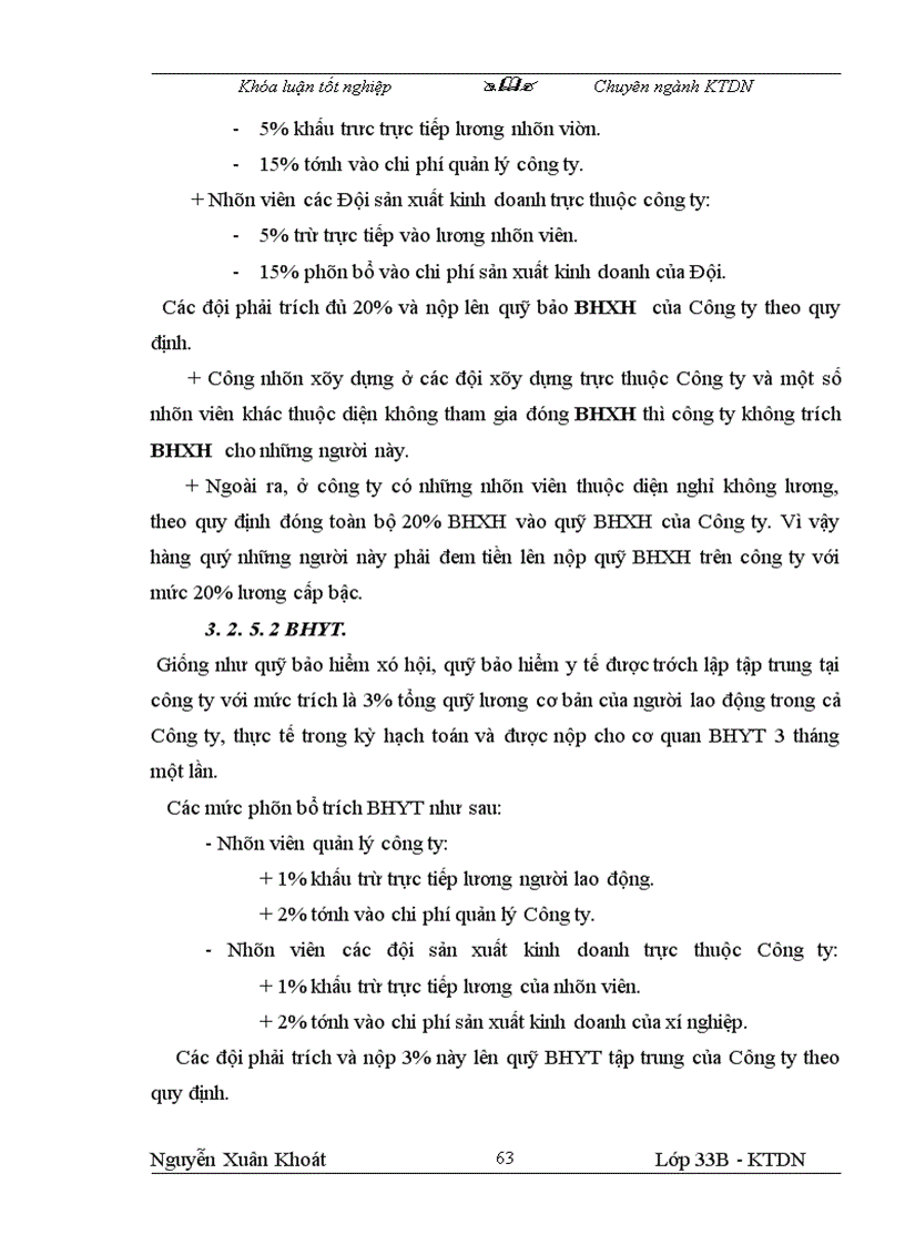 image for page Kế toán tiền lương và các khoản trích theo lương tại Công ty xây dựng Thanh Hà