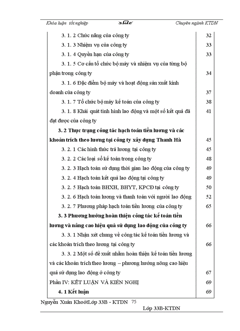 image for page Kế toán tiền lương và các khoản trích theo lương tại Công ty xây dựng Thanh Hà