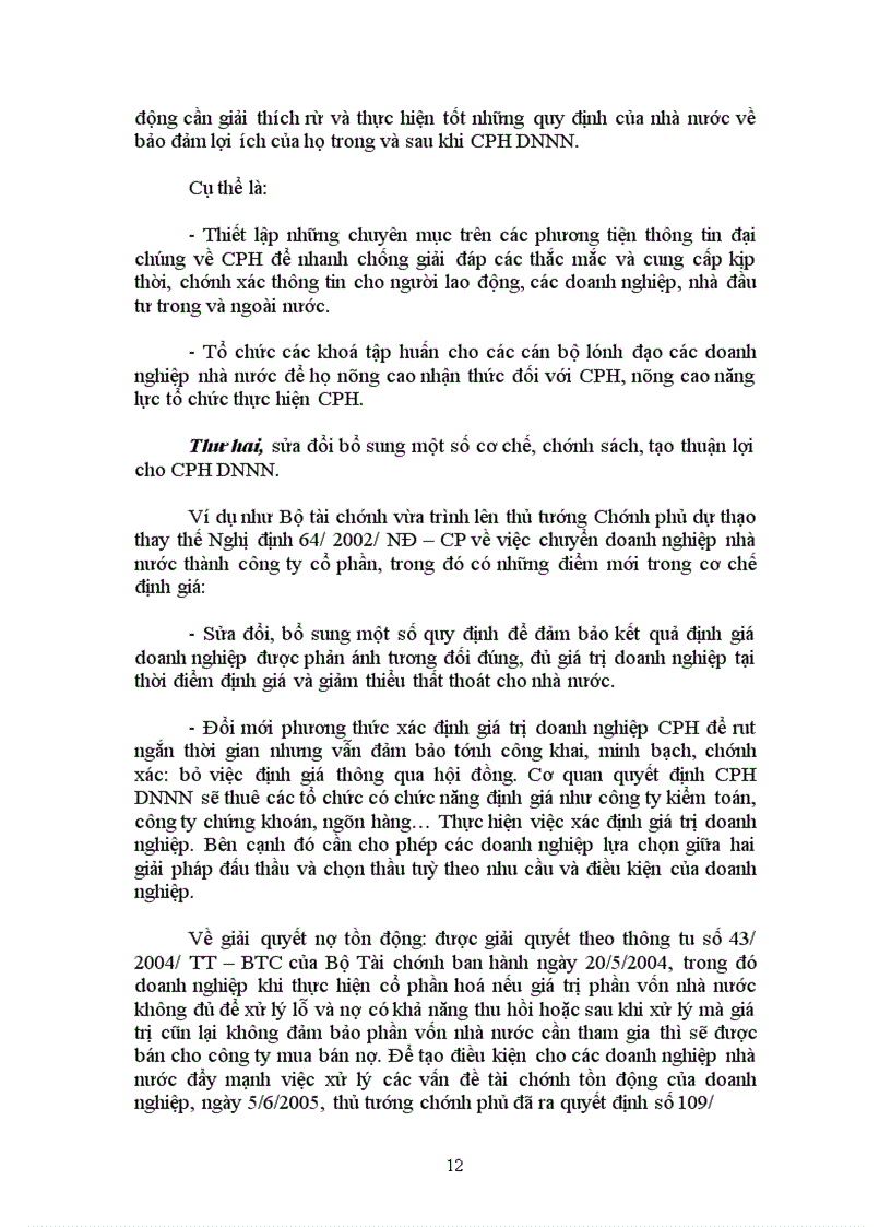 image for page Cổ phần hoá các doanh nghiệp Nhà nước ở Việt Nam hiện nay