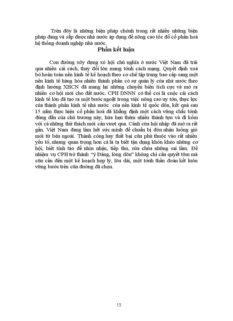 image for page Cổ phần hoá các doanh nghiệp Nhà nước ở Việt Nam hiện nay