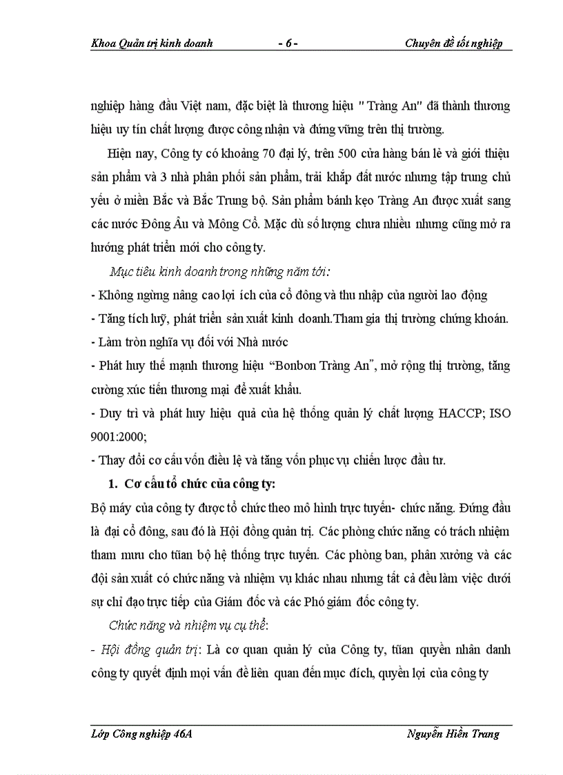 image for page Đa dạng hóa sản phẩm tại công ty cổ phần Tràng An