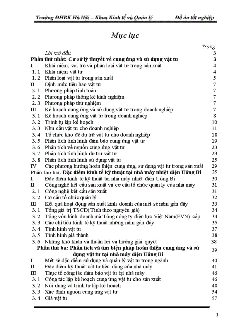 image for page Sử dụng vật tư tại nhà máy nhiệt điện uông bí