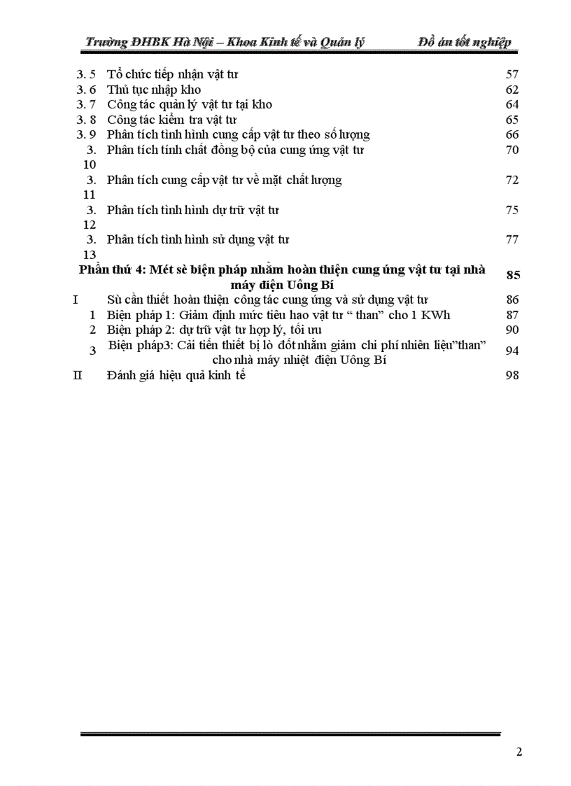 image for page Sử dụng vật tư tại nhà máy nhiệt điện uông bí