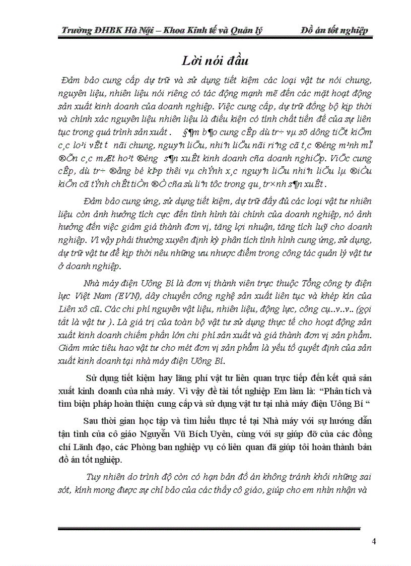 image for page Sử dụng vật tư tại nhà máy nhiệt điện uông bí