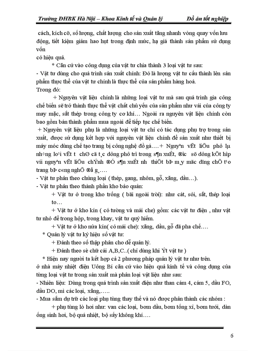 image for page Sử dụng vật tư tại nhà máy nhiệt điện uông bí