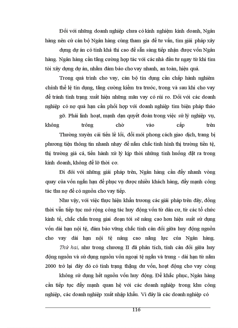 image for page Giải pháp về tính cân đối giữa huy động nguồn và sử dụng nguồn vốn nhằm đảm bảo hiệu quả kinh doanh tại Ngân hàng nông nghiệp và phát triển nông thôn Hà Nội