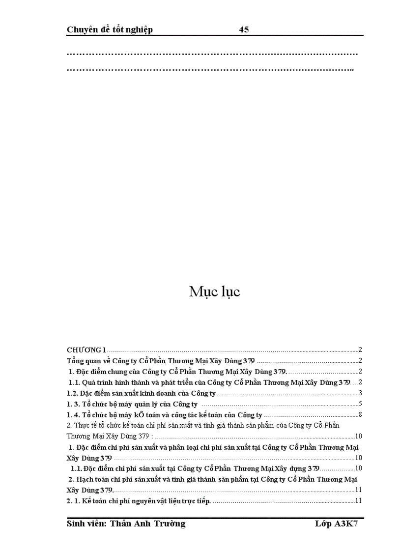 image for page Tổ chức công tác kế toán chi phí sản xuất và tính giá thành sản phẩm tại Công ty Cổ Phần Thương Mại Xây Dựng 379