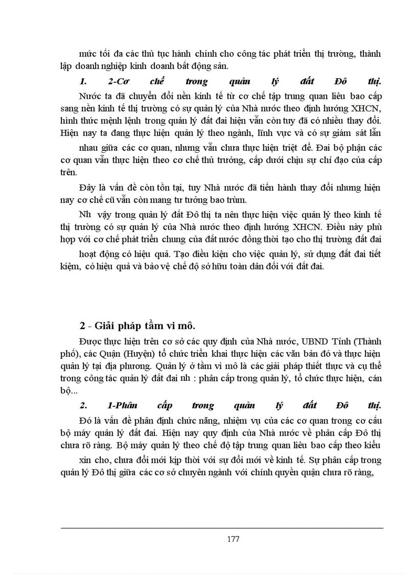 image for page Thực trạng và giải pháp tăng cường công tác quản lý Nhà nước về đất Đô thị qua ví dụ tại quận Cầu Giấy - TP Hà Nội