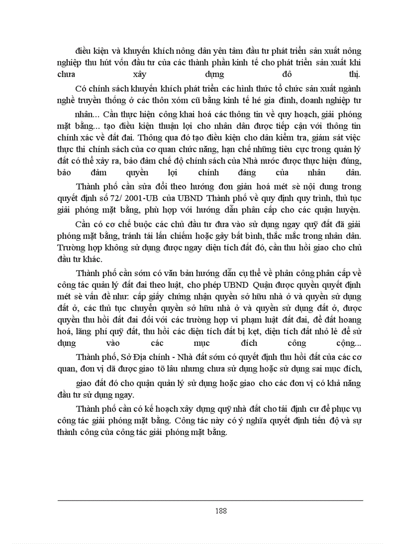 image for page Thực trạng và giải pháp tăng cường công tác quản lý Nhà nước về đất Đô thị qua ví dụ tại quận Cầu Giấy - TP Hà Nội