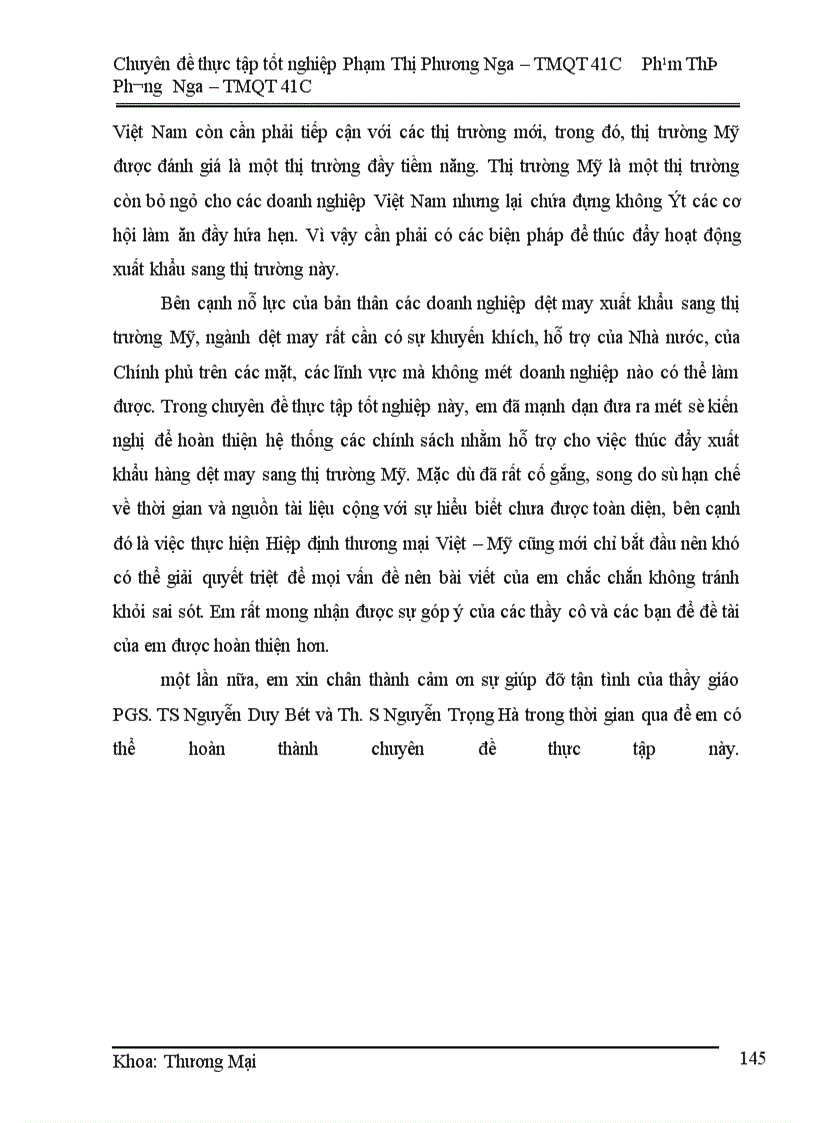 image for page Các giải pháp hỗ trợ xuất khẩu hàng dệt may Việt Nam sang thị trường Mỹ