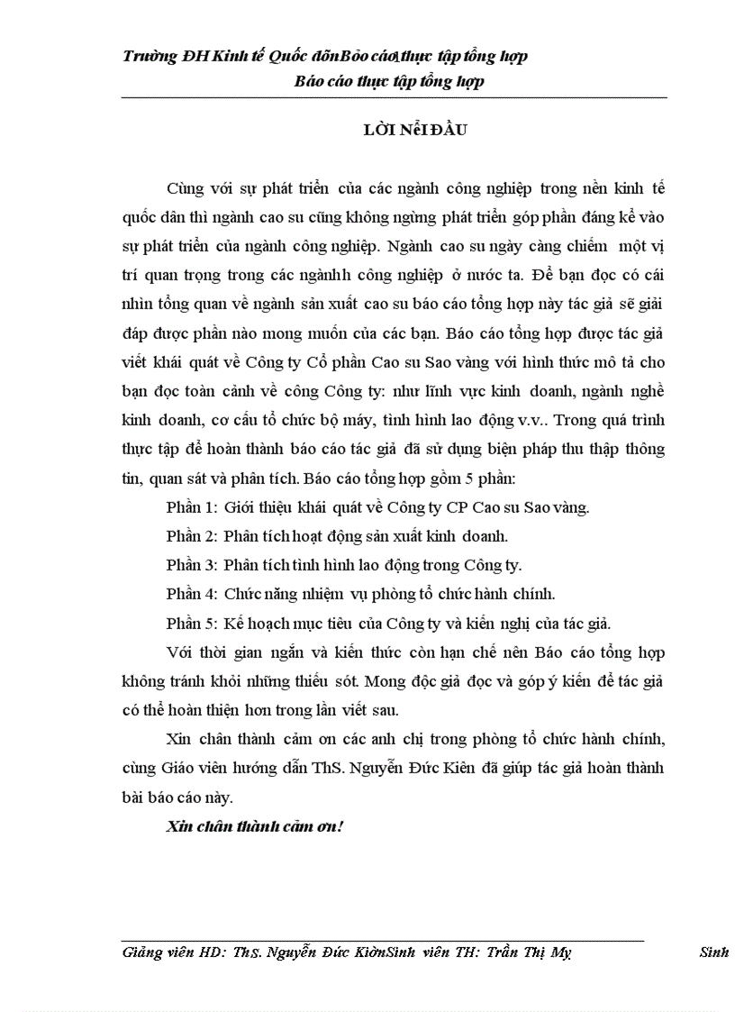 image for page Báo cáo thực tập tại công ty CP cao su Sao Vàng