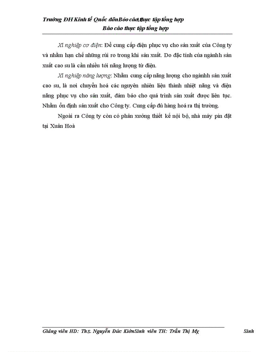 image for page Báo cáo thực tập tại công ty CP cao su Sao Vàng