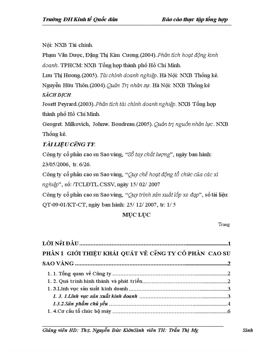 image for page Báo cáo thực tập tại công ty CP cao su Sao Vàng