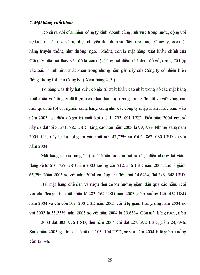 image for page Thực trạng và một số giải pháp nhằm tăng xuất khẩu hàng nông sản của Công ty xuất nhập khẩu nông sản thực phẩm Hà Nội