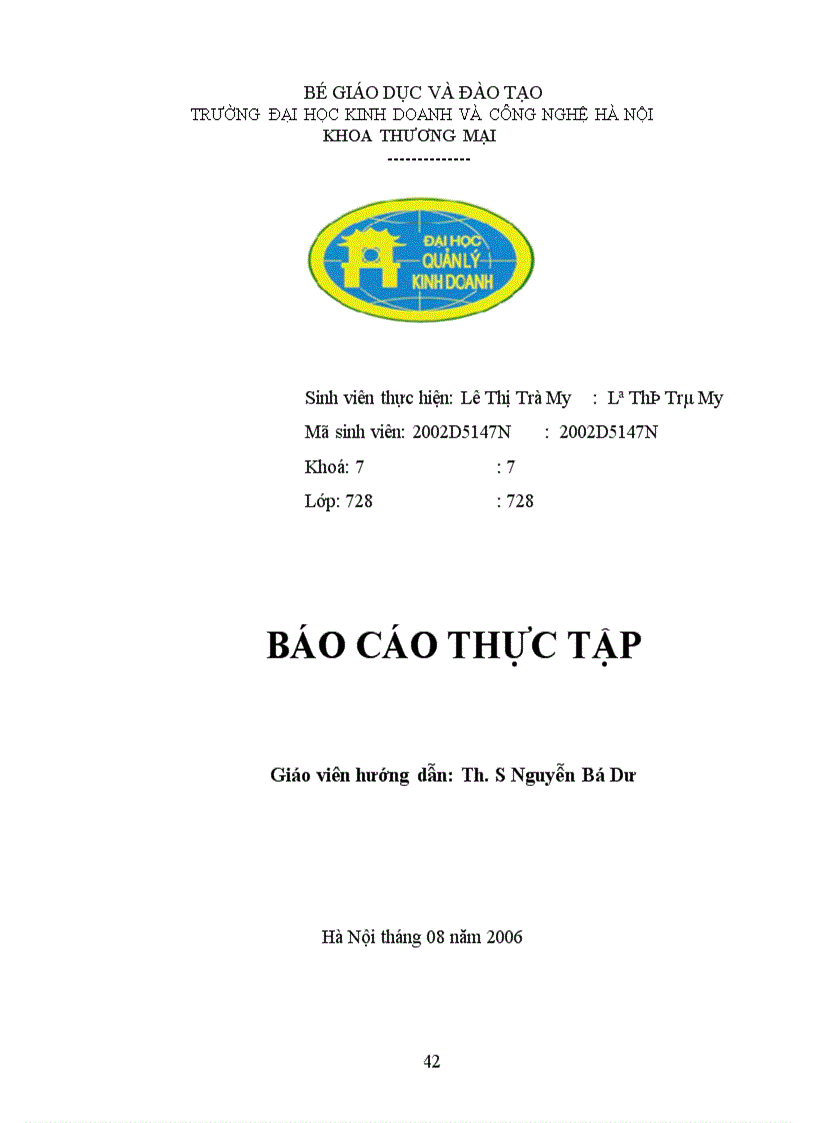 image for page Thực trạng và một số giải pháp nhằm tăng xuất khẩu hàng nông sản của Công ty xuất nhập khẩu nông sản thực phẩm Hà Nội