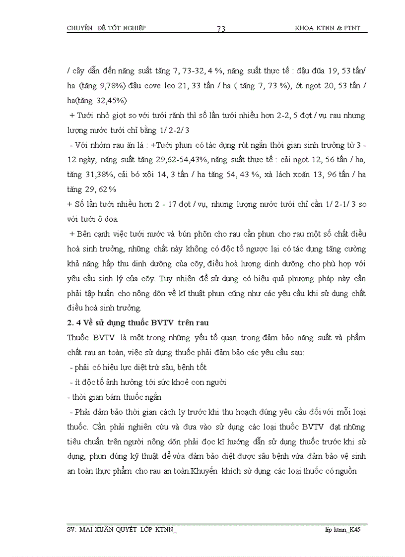 image for page Thực trạng và giải pháp chủ yếu đẩy mạnh phát triển sản xuất rau an toàn ở ngoại thành hà nội Hà nội, năm 2007