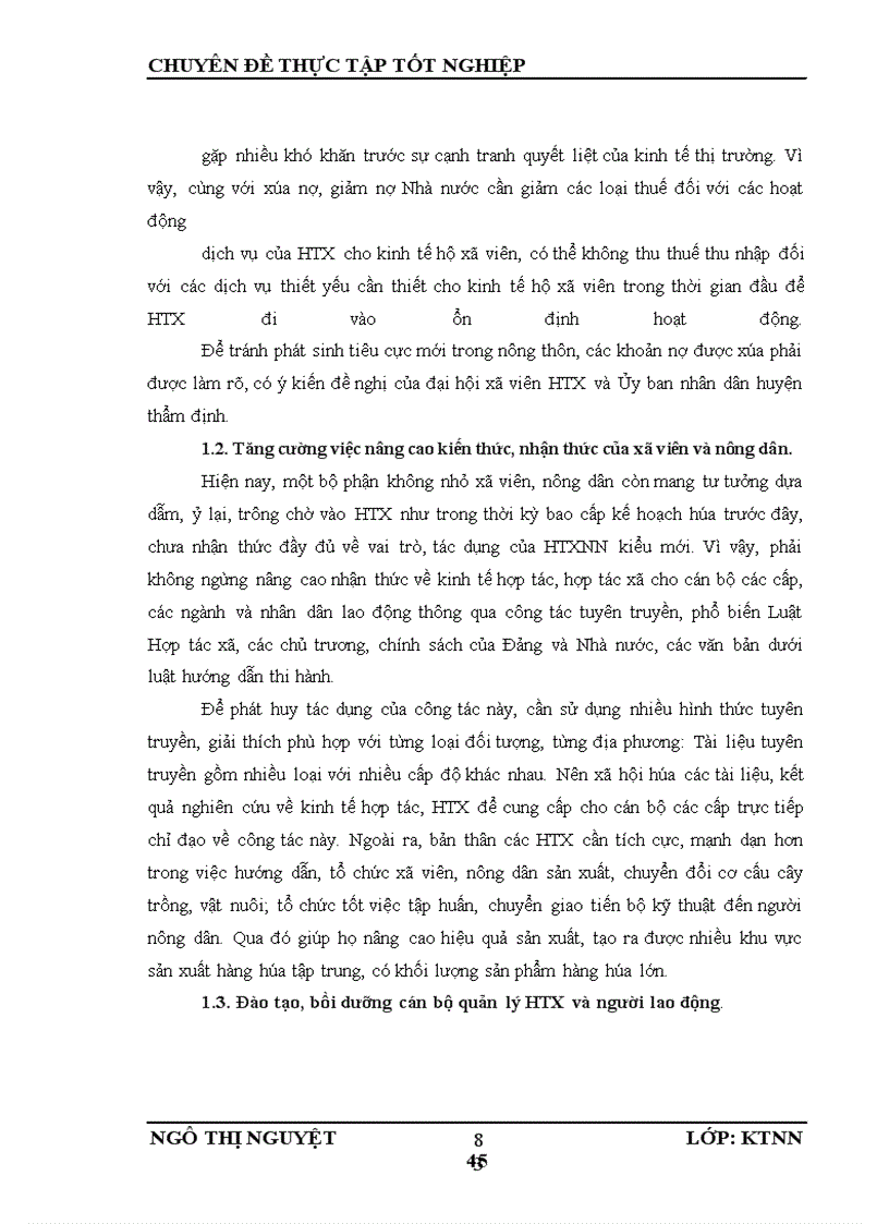 image for page Thực trạng và giải pháp chủ yếu nhằm phát triển và nâng cao hiệu quả hoạt động của hợp tác xã dịch vụ nông nghiệp huyện Việt Yên