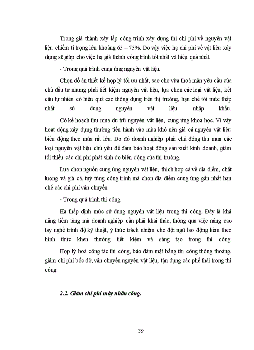 image for page Các giải pháp cơ bản góp phần hạ giá thành xây dựng công trình xây dựng ở Công ty xây dựng và phát triển nhà Hai Bà Trưng