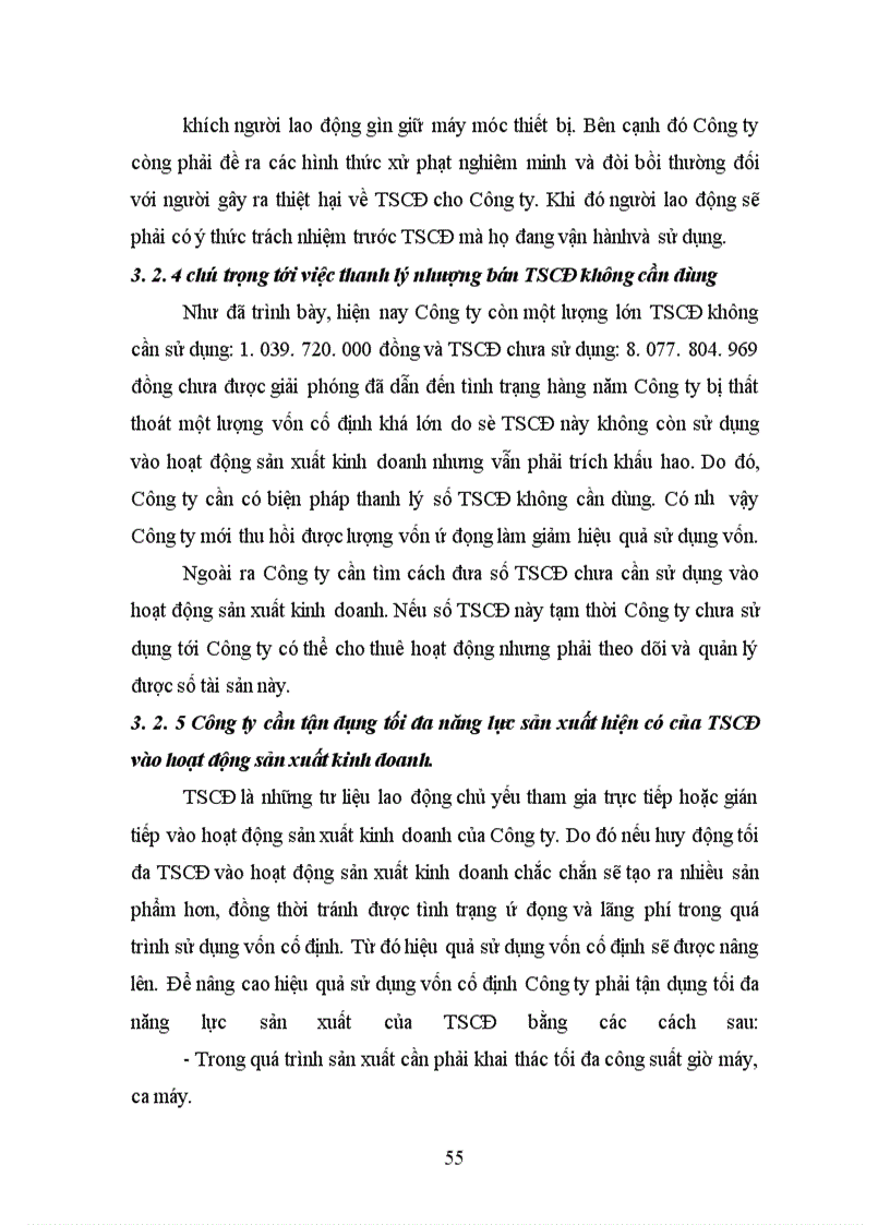 image for page Một số giải pháp chủ yếu nhằm góp phần nâng cao hiệu quả sử dụng vốn cố định ở Công ty Cao Su Sao Vàng