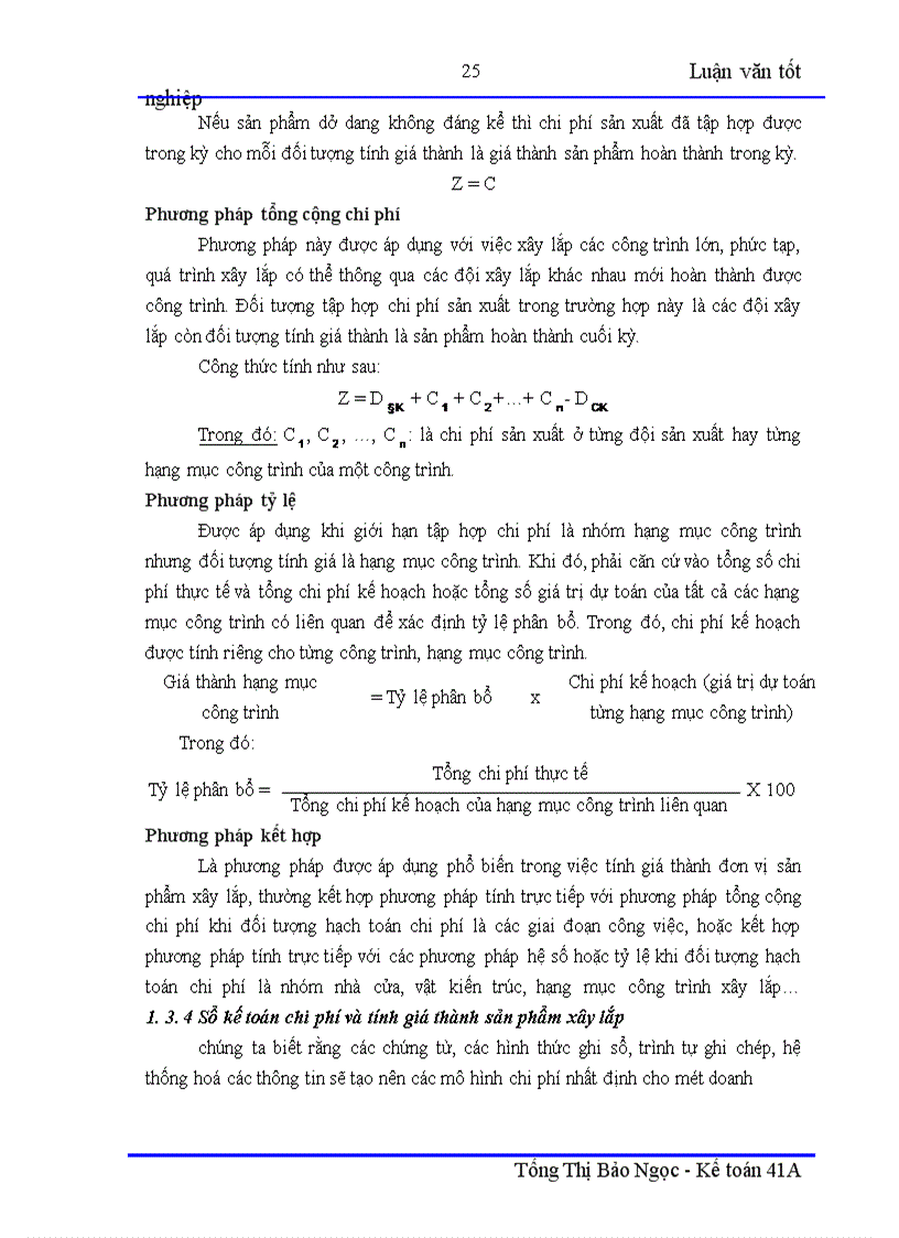 image for page Hoàn thiện kế toán chi phí sản xuất và tính giá thành sản phẩm xây lắp với việc nâng cao hiệu quả quản trị chi phí tại xí nghiệp xây lắp Điện – Công Ty Điện Lực I
