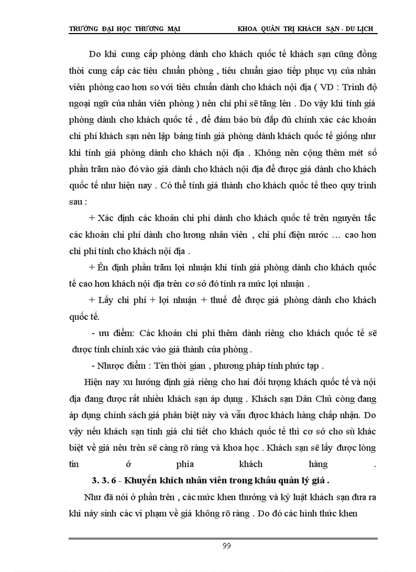 image for page Hoàn thiện chính sách giá nhằm thu hút khách đến khách sạn Dân Chủ Hà Nội