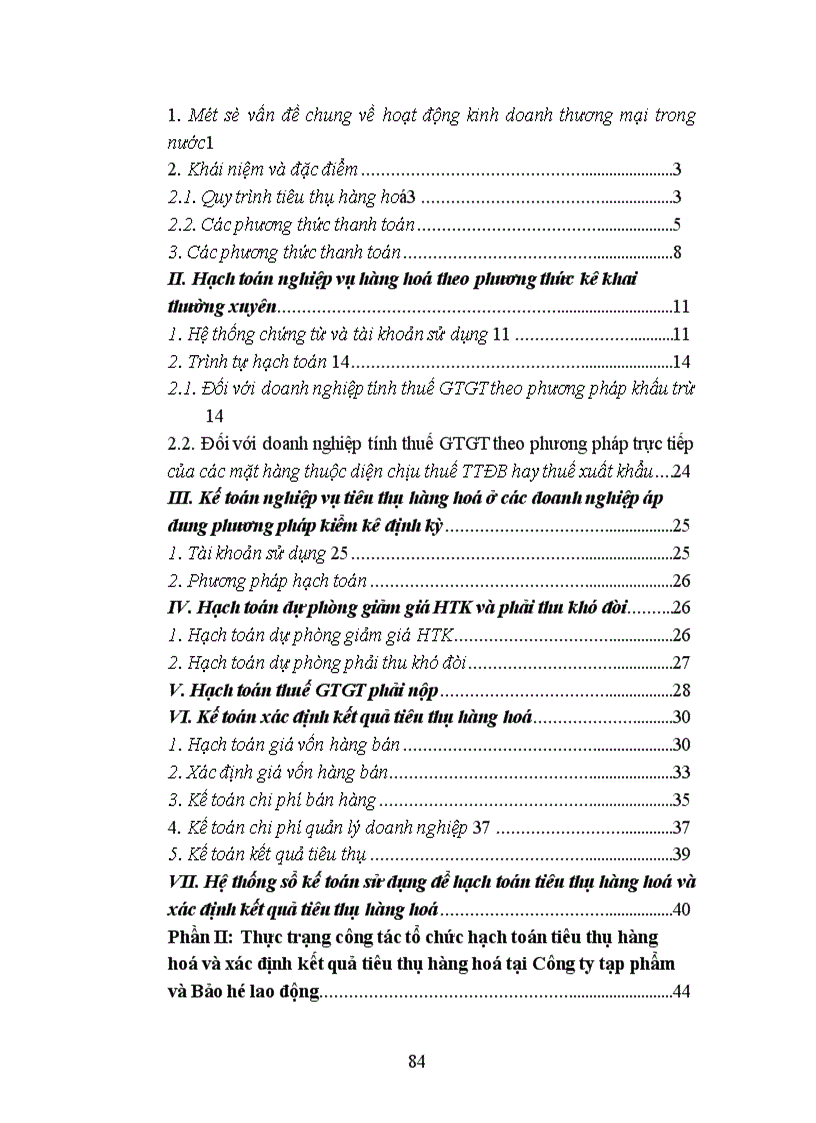 image for page Tổ chức hạch toán tiêu thụ hàng hoá và xác định kết quả tiêu thụ hàng hoá tại Công ty tạp phẩm và bảo hộ lao động