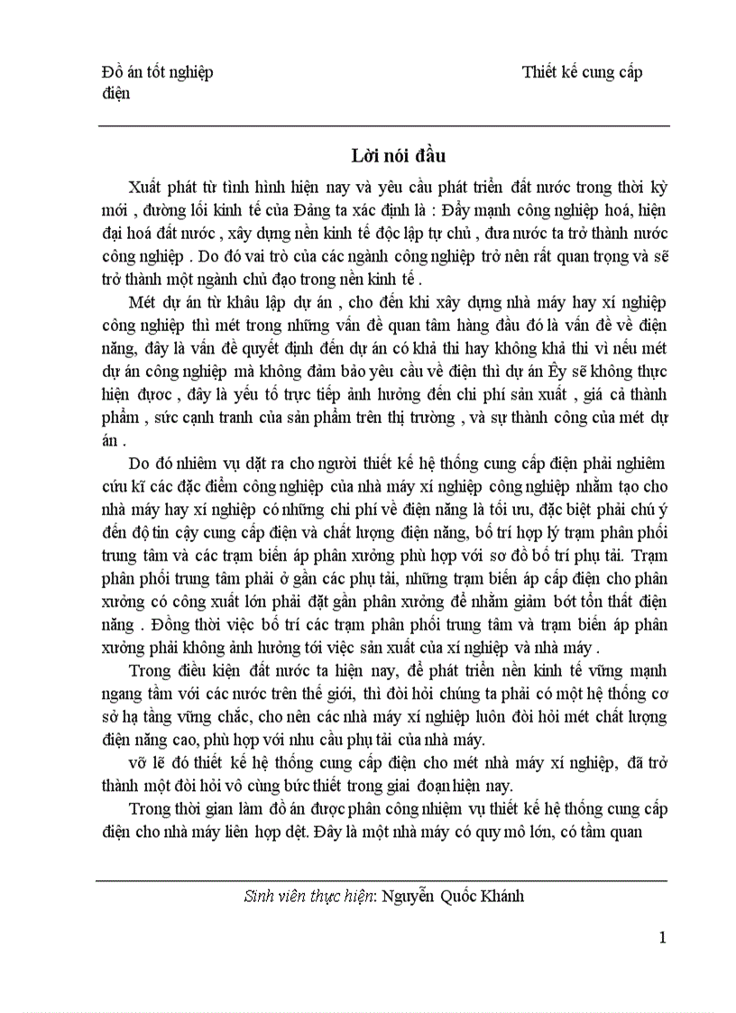 image for page Thiết kế cung cấp điện