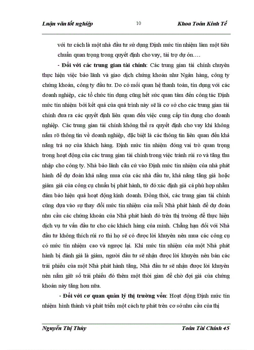 image for page Một số mô hình định mức tín nhiệm áp dụng cho sở giao dịch I ngân hàng công thương việt nam