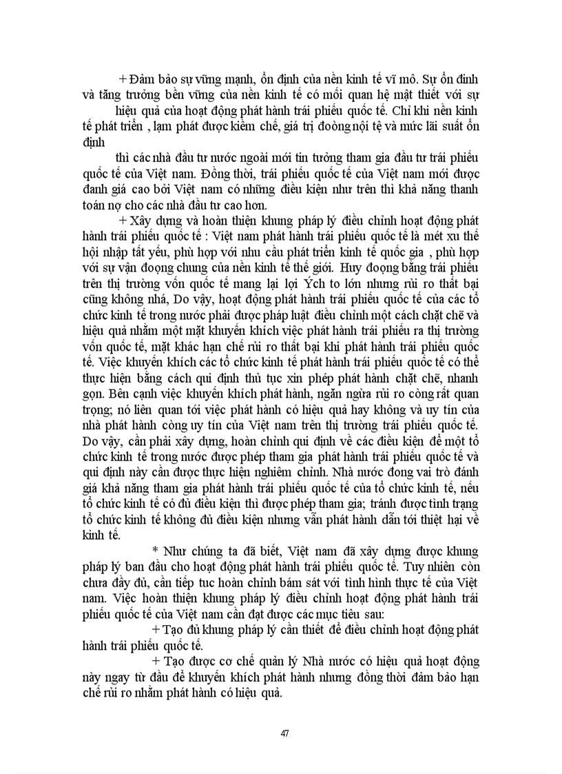 image for page Một số đề xuất để Việt Nam phát hành trái phiếu quốc tế có hiệu quả