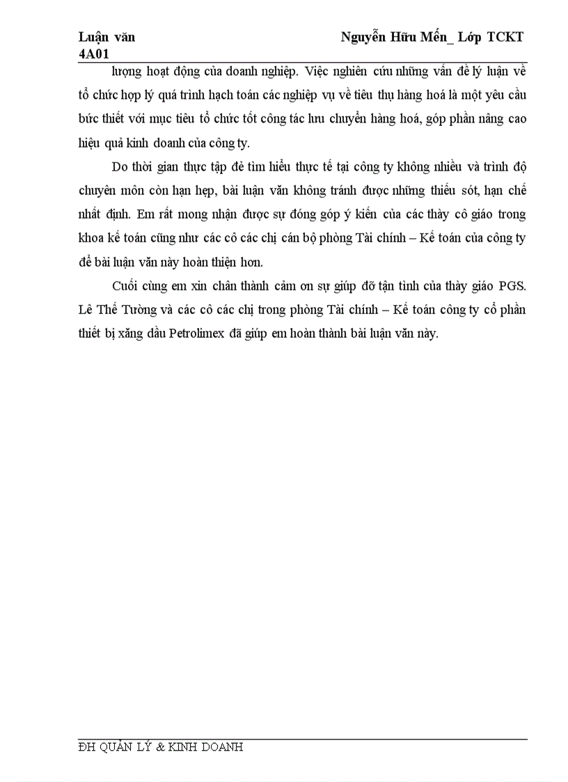 image for page Công tác kế toán bán hàng tại Công ty cổ phần Thiết bị Xăng dầu Petrolimex