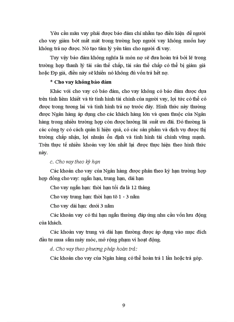image for page Một số giải pháp nhằm đảm bảo an toàn tín dụng đối với kinh tế ngoài quốc doanh tại Ngân hàng công thương Đống Đa